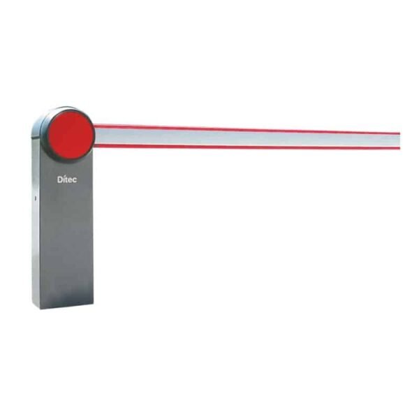 Barrière pour usage très intensif, moteur 24 Vcc, passage libre 5,8m