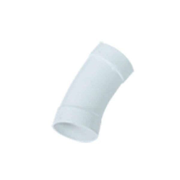 COUDE GRAND RAYON EN PVC D'ASPIRATION DE H-H Ø51MM/22.5º