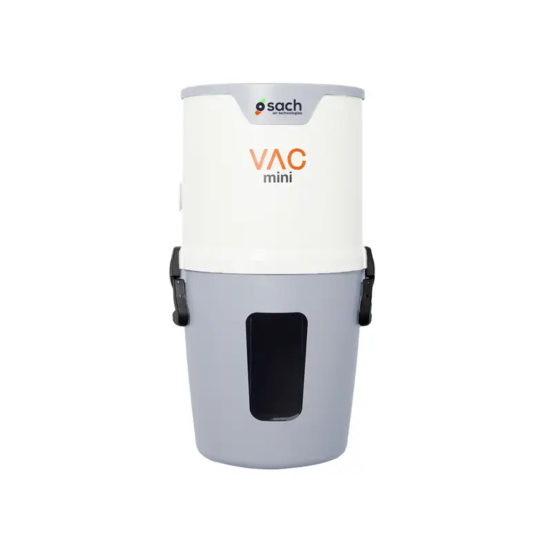 sach-vac-mini-centrale-aspiration-1800w (1) Centrale d'aspiration centralisée SACH VAC MINI 1800W 35L filtre HEPA pour logement jusqu'à 400 m²
