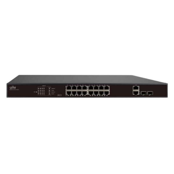 Switch 16-ports, 2 ports combinés PoE