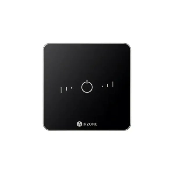 Thermostat radio Airzone Lite Noir à touches capacitives pour contrôle de zone climatisation