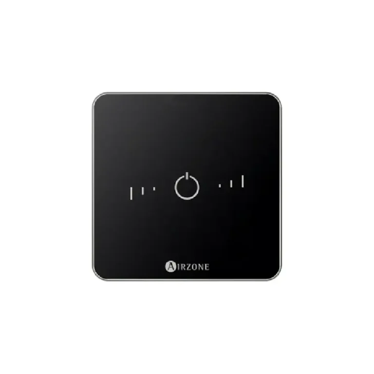 Thermostat radio Airzone Lite Noir à touches capacitives pour contrôle de zone climatisation