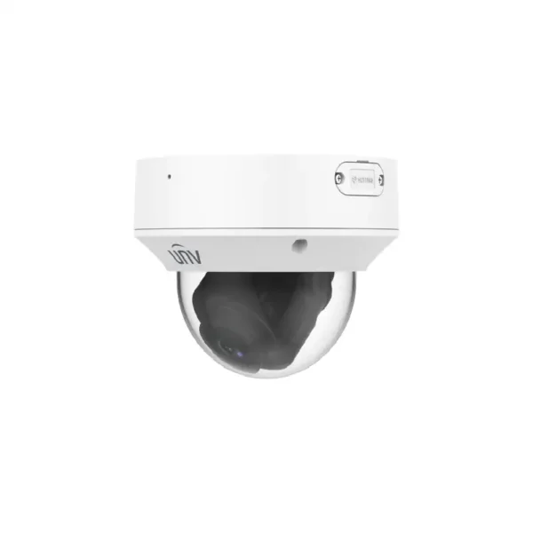 Caméra dôme IP 5MP LightHunter UNV varifocale 2.7-13.5mm WDR 120dB IR 40m micro intégré