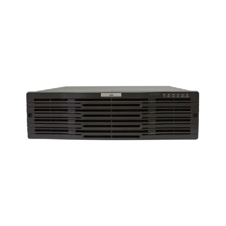 NVR UNV 128 canaux 16 SATA 3U 4K H.265 4 interfaces réseau vidéosurveillance professionnelle