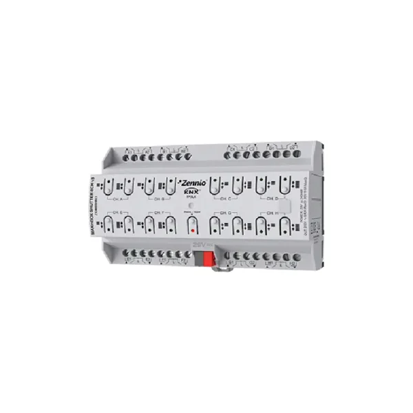 Actionneur volet KNX 8 canaux sur rail DIN Zennio MAXinBOX Shutter 8CH V3