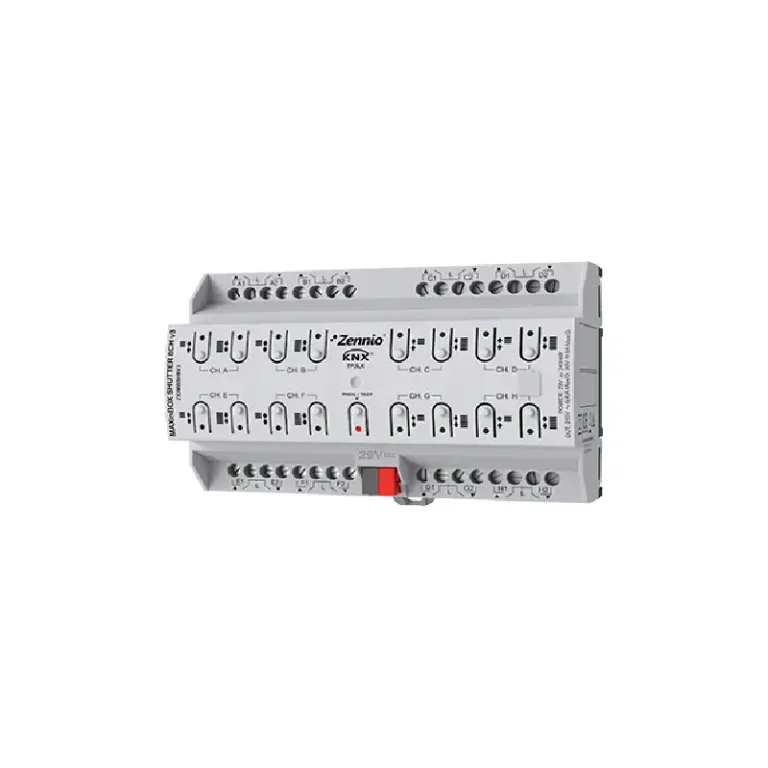 Actionneur volet KNX 8 canaux sur rail DIN Zennio MAXinBOX Shutter 8CH V3