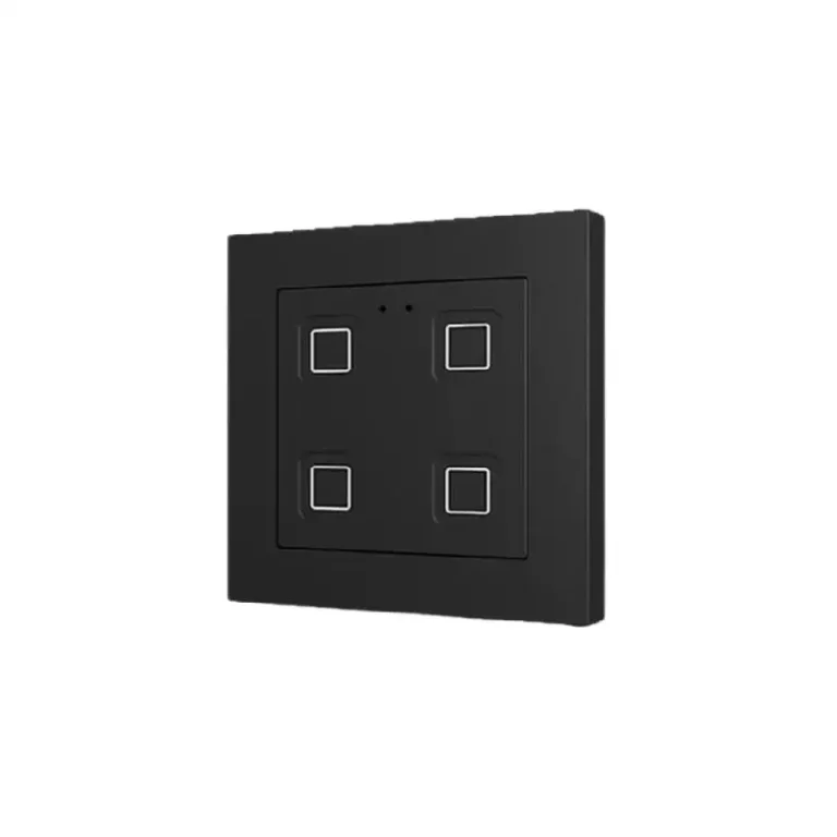 Interrupteur tactile capacitif rétroéclairé 4 boutons 55x55 mm Zennio Tecla 55 X4 KNX