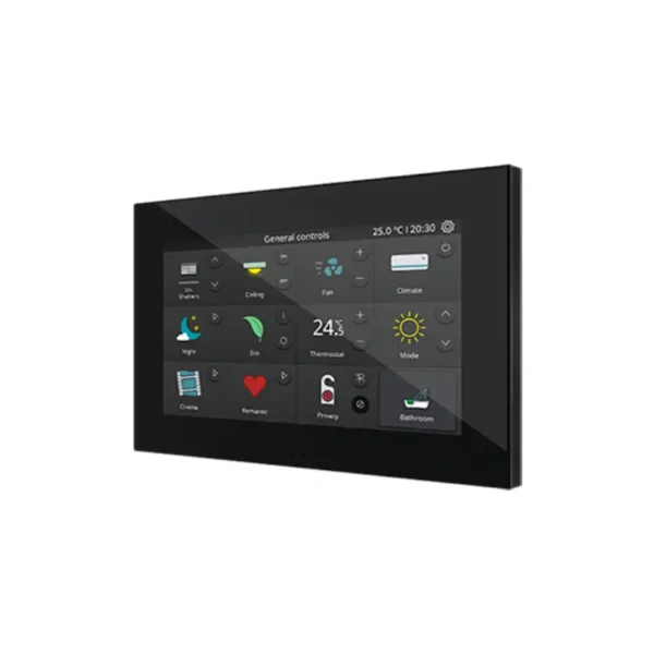 Écran tactile capacitif KNX 7 pouces Z70 v2 Zennio – contrôle domotique encastrable