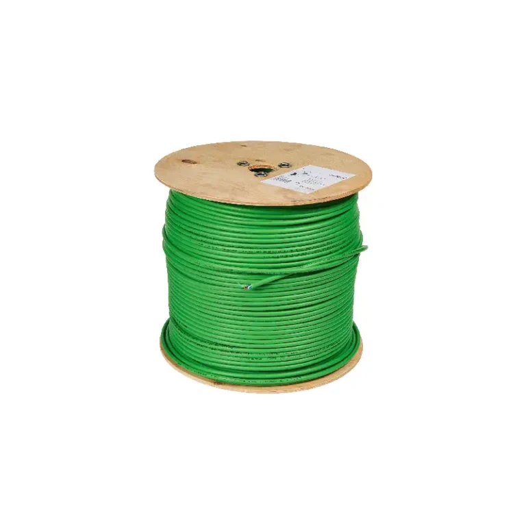 Câble KNX Bus EIB 1x2x0.8 mm² blindé LSZH vert pour installation domotique BUS